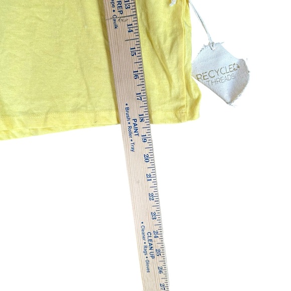 Recycle Threads NWT Women’s XL Yellow Graphic T Shirt Bees Floral Boho Hippie - Picture 10 of 12